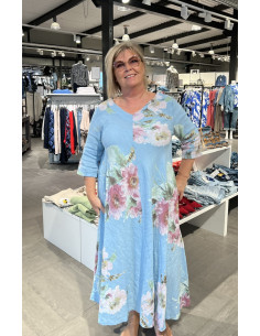 Super Belle 99805 Linneklänning plus - i flera färger 2