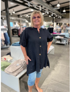 Super Belle 1622 Linnetunika knappar - i två färger