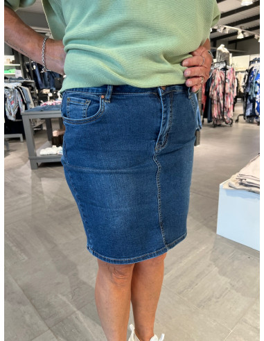 Feeling 6992-1 Jeanskjol kort