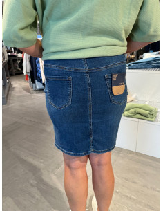 Feeling 6992-1 Jeanskjol kort 2