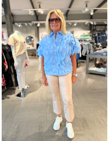 Sens Uniq SJ2503 Blus m frill - i flera färger