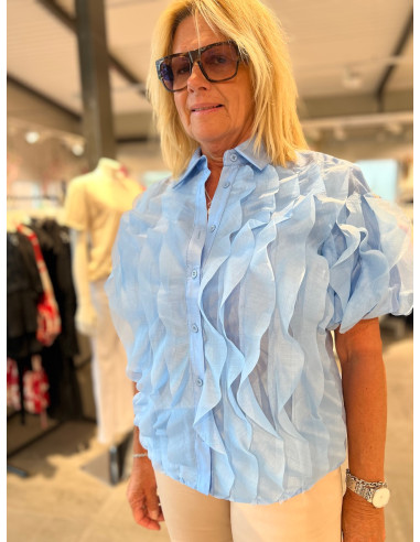 Sens Uniq SJ2503 Blus m frill - i flera färger