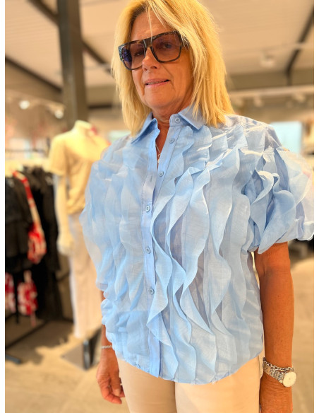 Sens Uniq SJ2503 Blus m frill - i flera färger