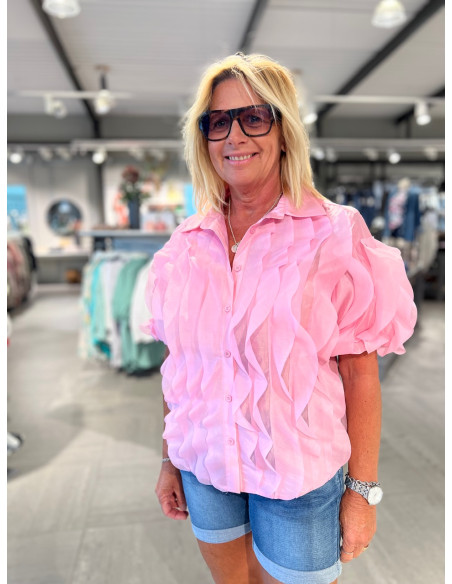 Sens Uniq SJ2503 Blus m frill - i flera färger