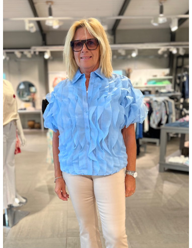 Sens Uniq SJ2503 Blus m frill - i flera färger