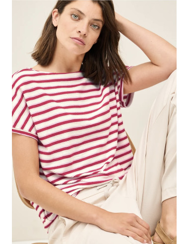 Cecil 323558 Stripe T-shirt - i två färger