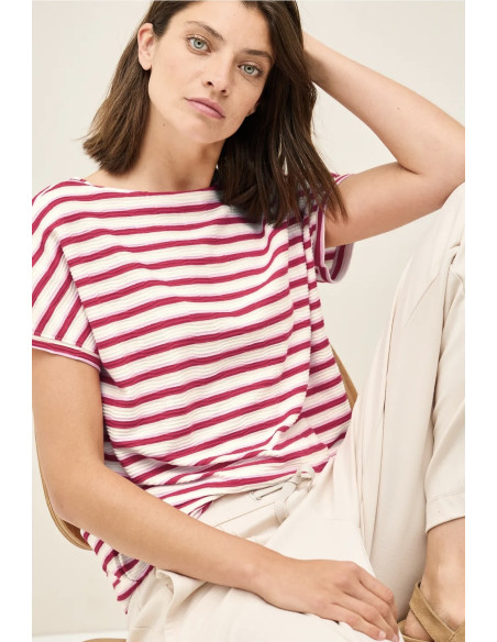 Cecil 323558 Stripe T-shirt - i två färger
