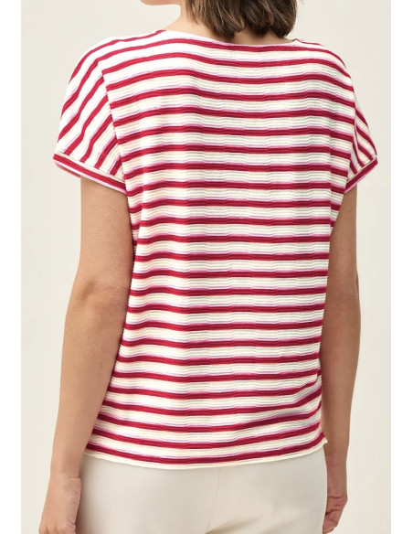 Cecil 323558 Stripe T-shirt - i två färger