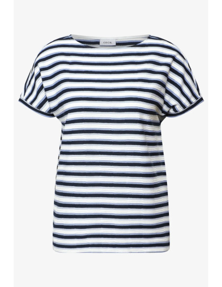 Cecil 323558 Stripe T-shirt - i två färger