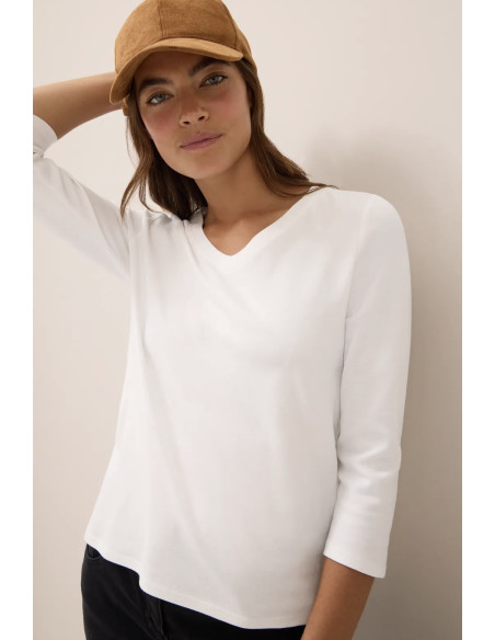 Cecil 323865 V-neck topp - i flera färger