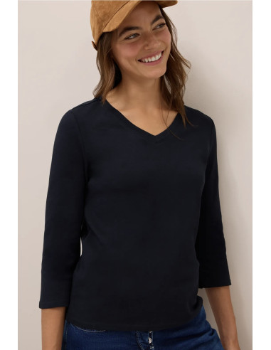 Cecil 323865 V-neck topp - i flera färger