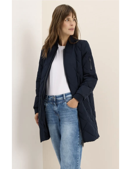 Cecil 101272 Long Blouson Coat - i två färger