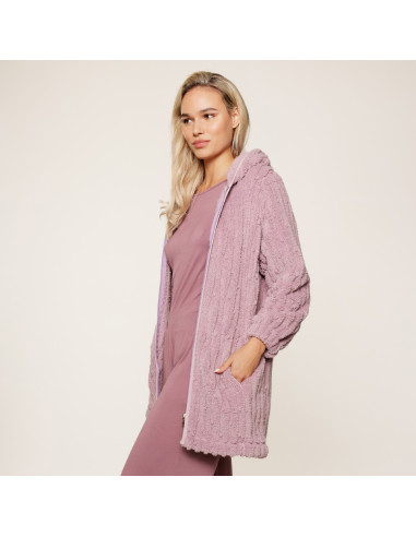 Lingadore 8104 Fluffy wrap - Mauve shadow