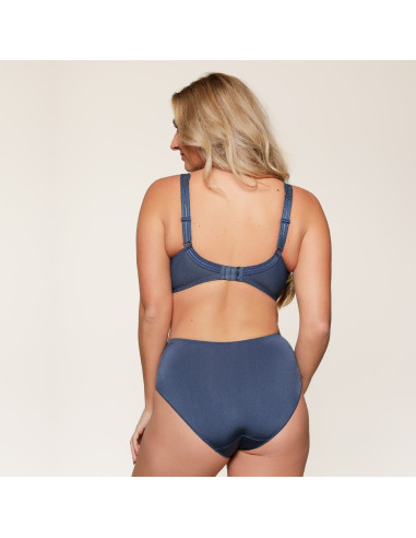 Lingadore 1400B-1 High waist - Dark denim