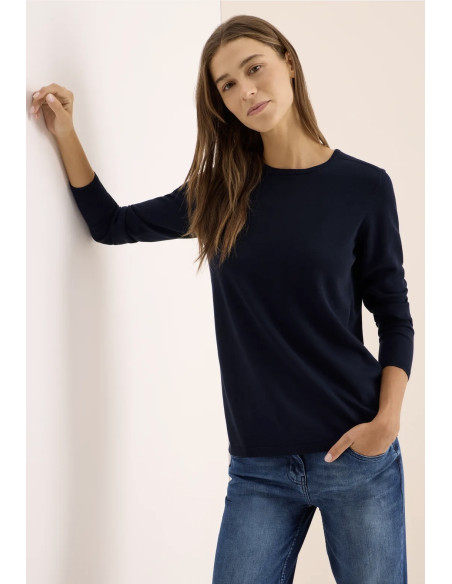 Cecil 303283 Basic roundneck - i flera färger