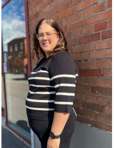 Kopenhaken 9000936 Wilma Stripe T-shirt 2