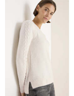 Cecil 303453 Round neck cable - i två färger 2