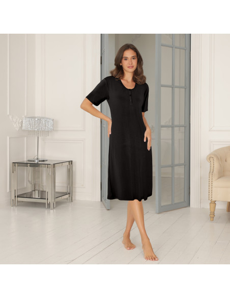 Lady Avenue 51-50521 nattlinne långt S/S bambu - Höst 2025 - i flera färger