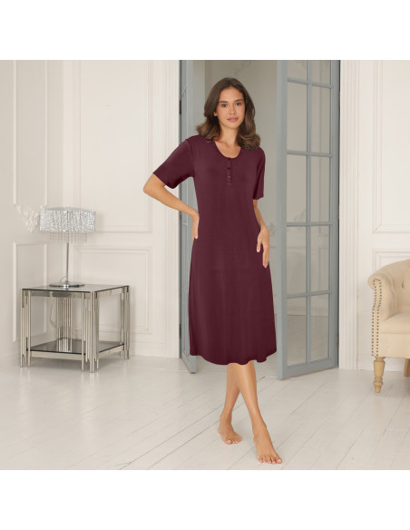Lady Avenue 51-50521 nattlinne långt S/S bambu - Höst 2025 - i flera färger
