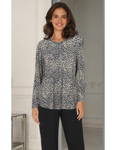 Lady Avenue 80-2492 Pyjamas bambu L/S