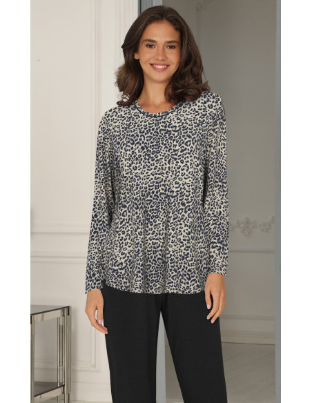 Lady Avenue 80-2492 Pyjamas bambu L/S