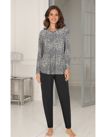 Lady Avenue 80-2492 Pyjamas bambu L/S