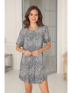 Lady Avenue 80-2490 Bambu big shirt S/S