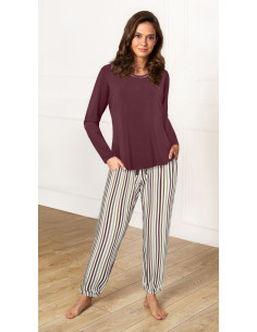 Lady Avenue 79-2494 Pyjamas bambu L/S