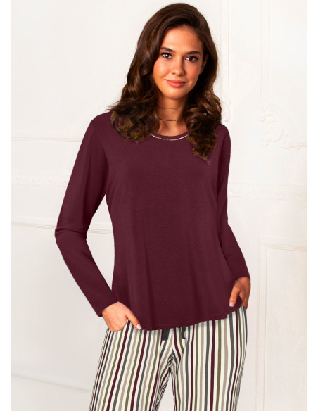 Lady Avenue 79-2494 Pyjamas bambu L/S