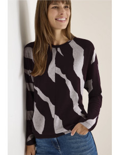 Cecil 324165 AOP Melange Jacquard