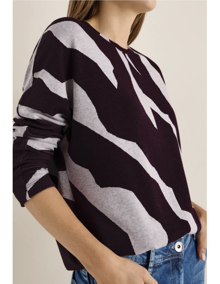Cecil 324165 AOP Melange Jacquard