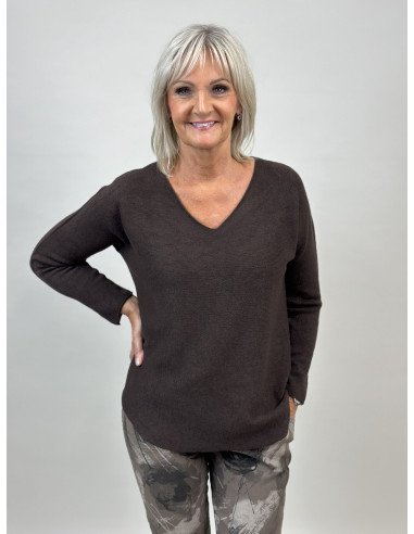 Mix by heart Hella Stickad tröja - i flera färger