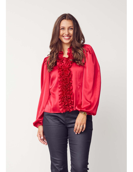 I Say 57012 Steff Blouse - röd