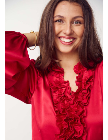 I Say 57012 Steff Blouse - röd