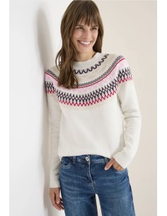 Cecil 303538 Cosy norweigan jacquard - i två färger