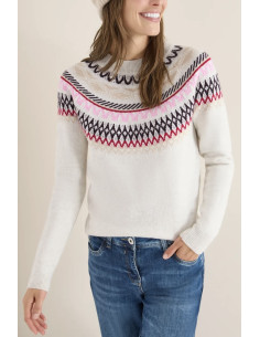 Cecil 303538 Cosy norweigan jacquard - i två färger 2