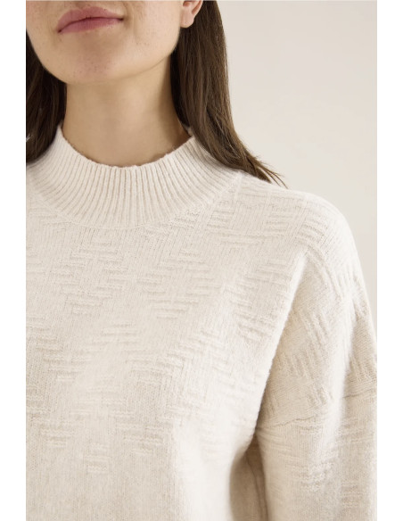 Cecil 303539 Cosy Jacquard Turtleneck - i två färger