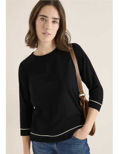 Cecil 324257 Blouse Piping detail