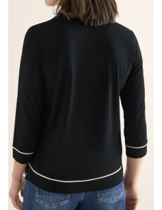 Cecil 324257 Blouse Piping detail 2