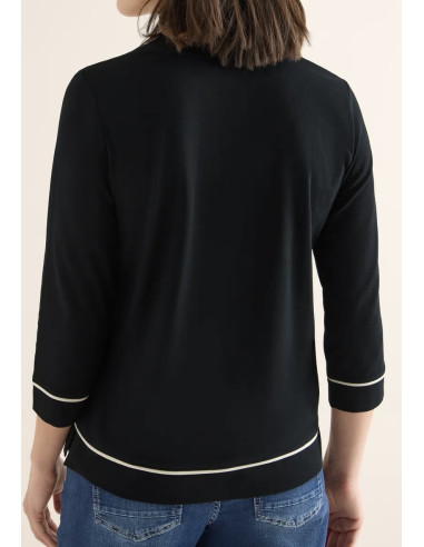 Cecil 324257 Blouse Piping detail