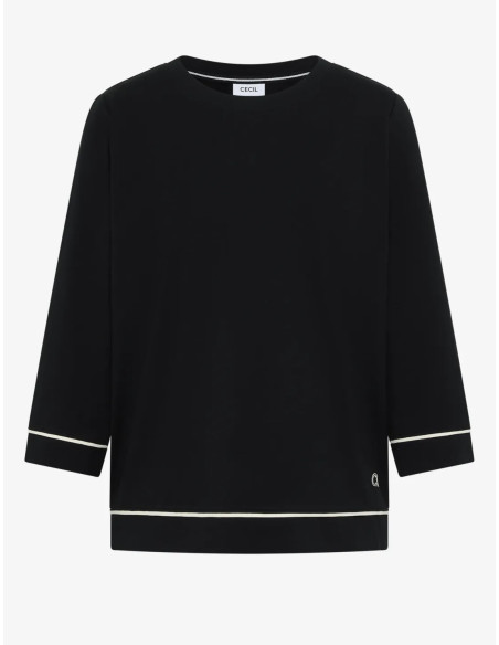 Cecil 324257 Blouse Piping detail