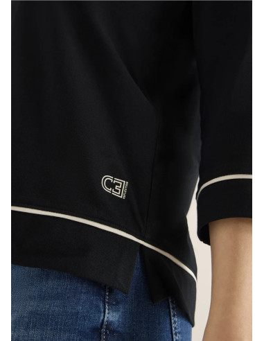 Cecil 324257 Blouse Piping detail