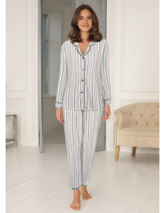 Lady Avenue 84-2087 Bambu Flanell Pyjamas - i två färger 2