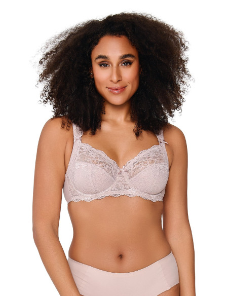 Lingadore 1400-5A Full coverage lace - Shadow grey
