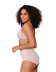 Lingadore 1400HWB-1 High waist brief - Shadow grey
