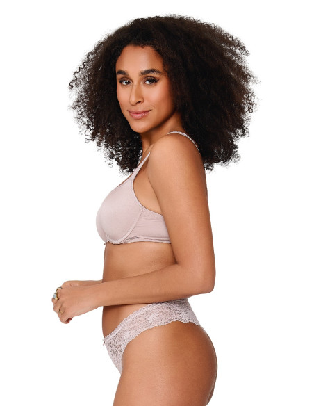 Lingadore 1400T String Lace - Shadow grey