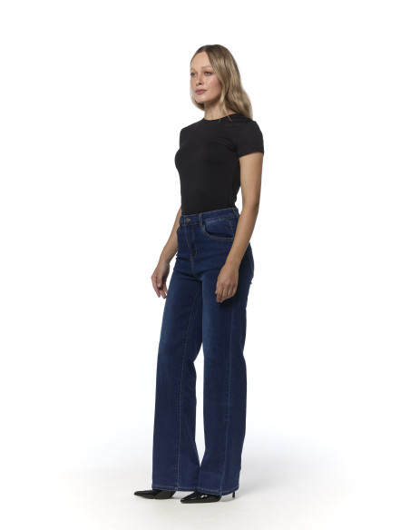 MiAmori Milano Straight Jeans - Dark blue