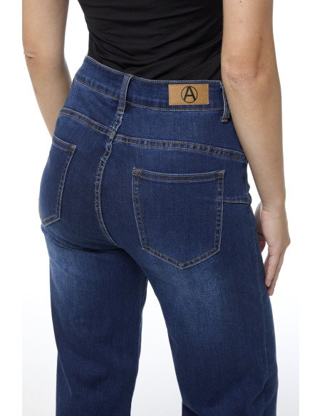 MiAmori Milano Straight Jeans - Dark blue