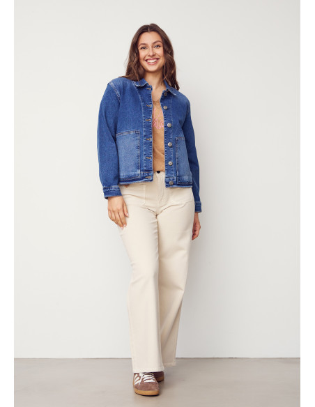 I Say 57678 Bologna wide twill pant