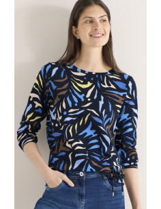 Cecil 324561 Boatneck topp AOP